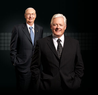 Chairman Charles Goode and CEO John McFarlane
