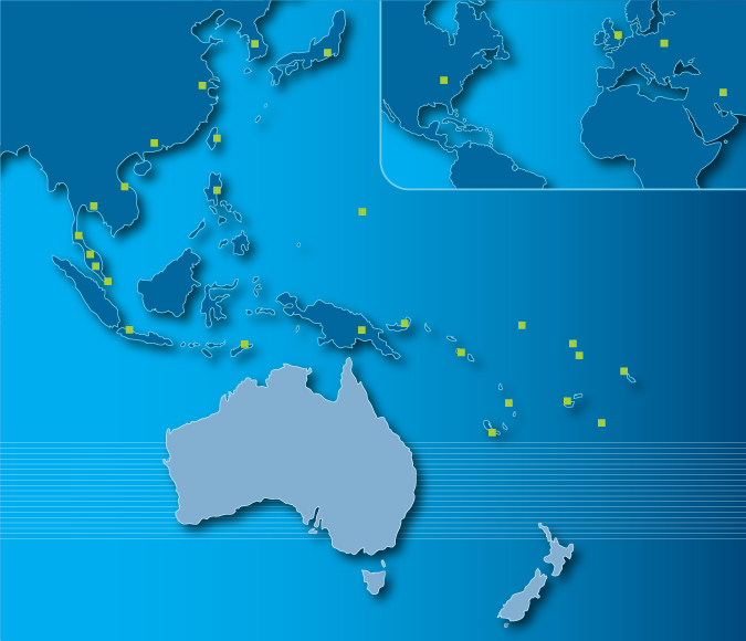 Global Footprint map