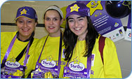 ANZ staff member volunteering at the Starlight Foundation in Sydney on Star Day in May 2006.