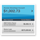 Check balances, transfer money fast.