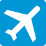 ANZ Rewards Black Plane Icon ANZ Rewards Black Plane Icon
