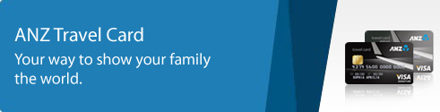 ANZ Travel Card. Your way to show your family the world.