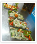 Fresh Mango Spring Rolls