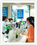 Banking counter in Hanoi (2)