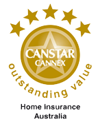 Canstar Cannex outstanding value. Home insurance Australia