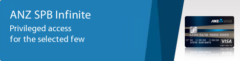 ANZ SPB Infinite. Privileged access for the selected few.
