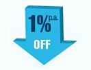 Special offer: 1% p.a. off