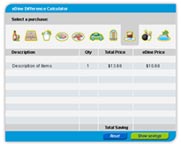 eDine Savings calculator example