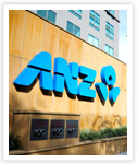ANZ signage outside Kumho branch
