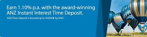 earn 1.10% p.a. with the award-winning Anz Instant Interest Deposit