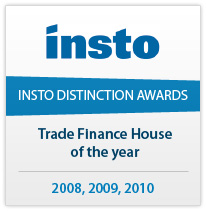 insto - INSTO Distinction awards - Trade Finance House of the year - 2008, 2009, 2010