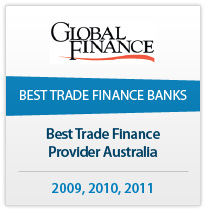 Global Finance - Best Trade Finance Provider Australia - 2009, 2010, 2011