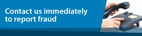 Contact us to report fraud