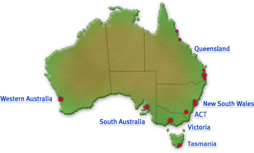 Map of Australia
