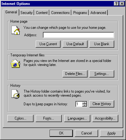 Internet Explorer 5 Picture 7
