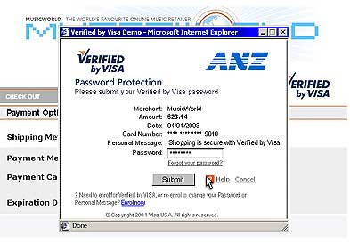 Enter password screen