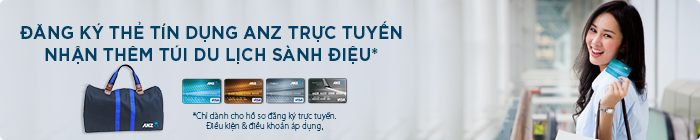Đăng ký thẻ tín dụng ANZ trực tuyến